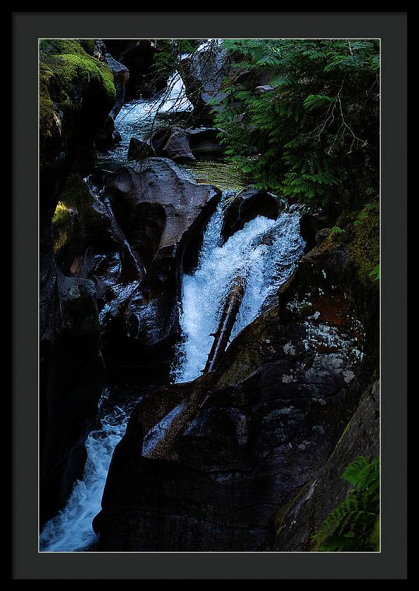 Glacier Water - Framed Print