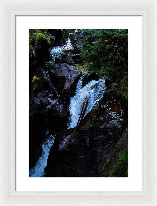 Glacier Water - Framed Print