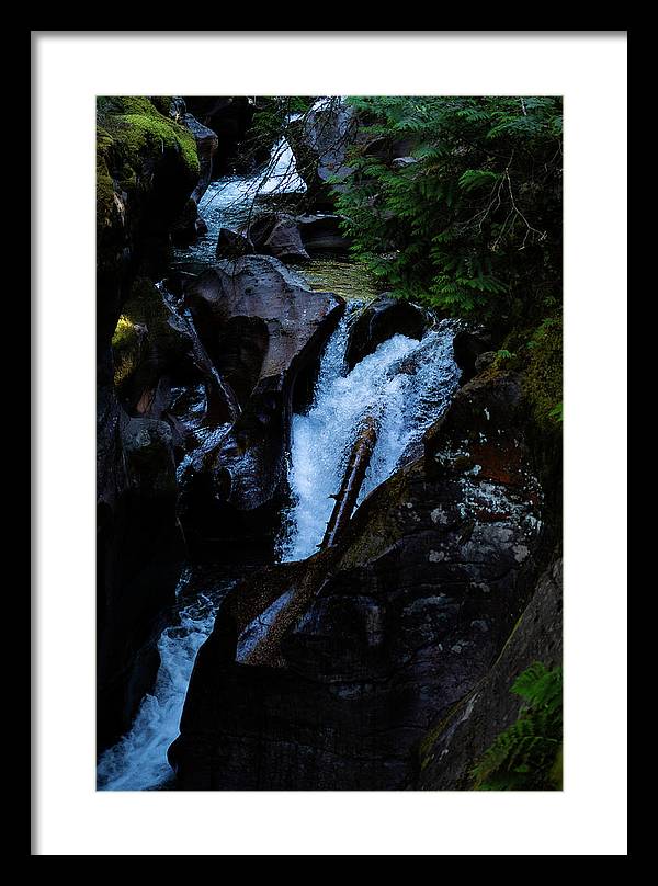 Glacier Water - Framed Print