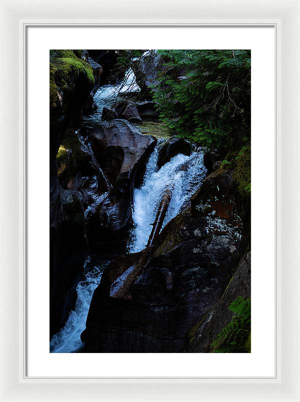 Glacier Water - Framed Print