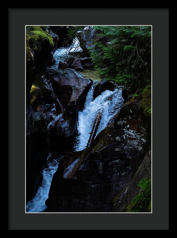 Glacier Water - Framed Print