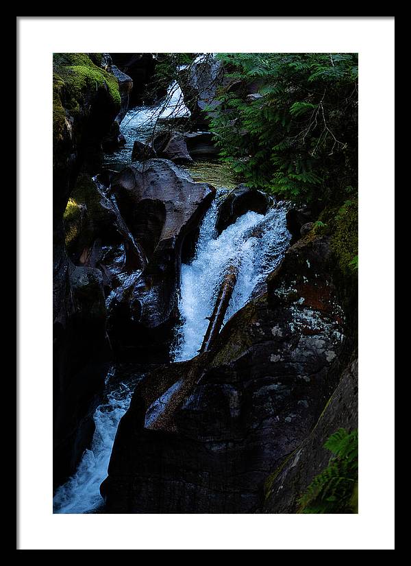 Glacier Water - Framed Print