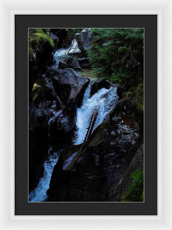 Glacier Water - Framed Print