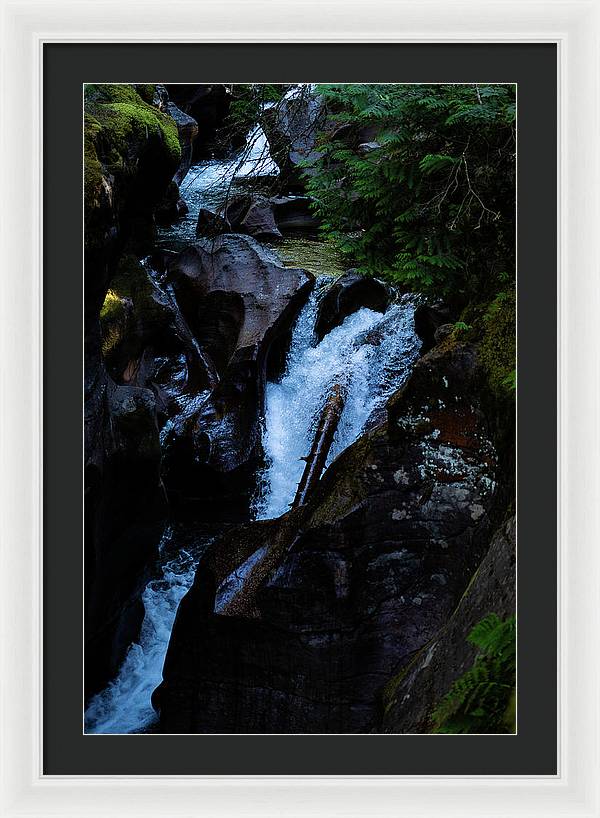 Glacier Water - Framed Print