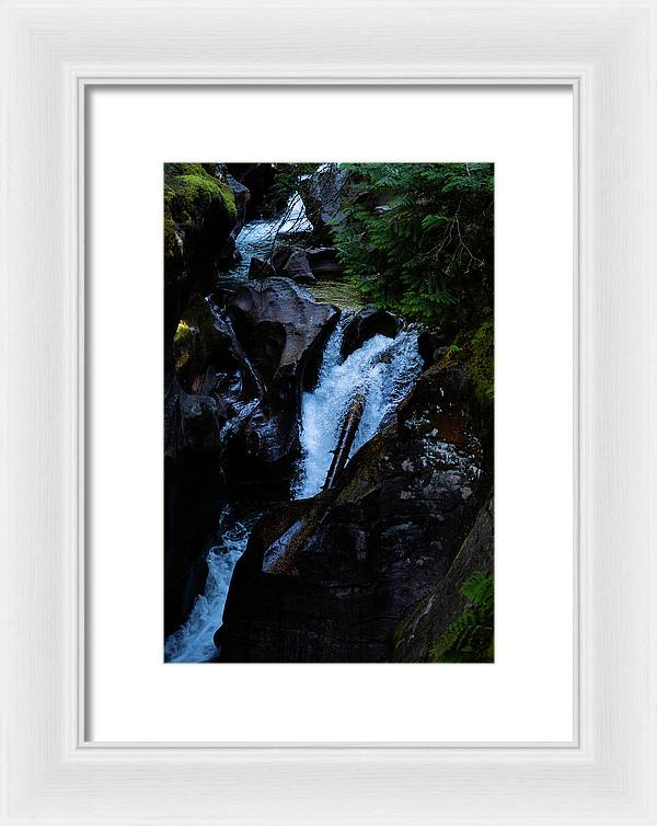 Glacier Water - Framed Print