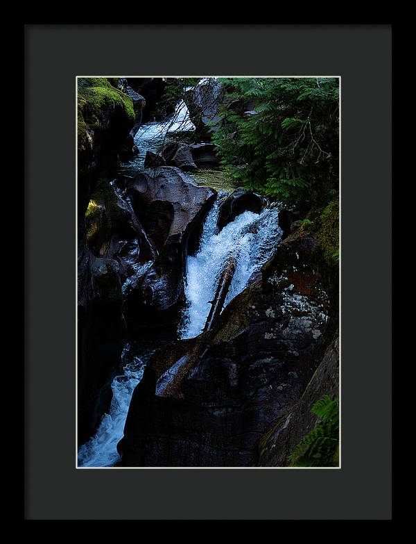 Glacier Water - Framed Print