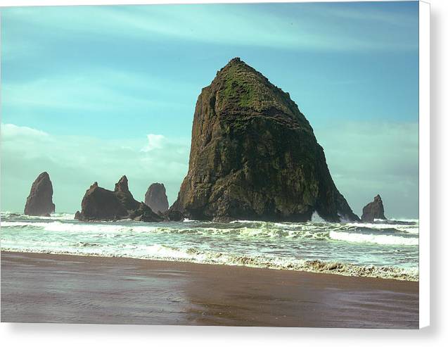 Haystack Rock - Canvas Print