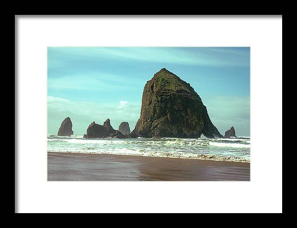 Haystack Rock - Framed Print