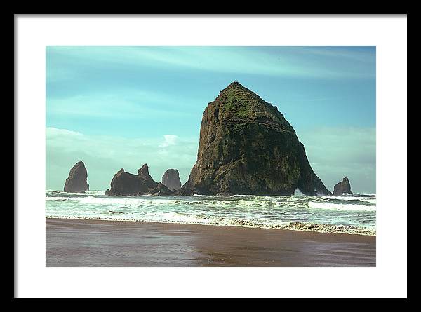 Haystack Rock - Framed Print