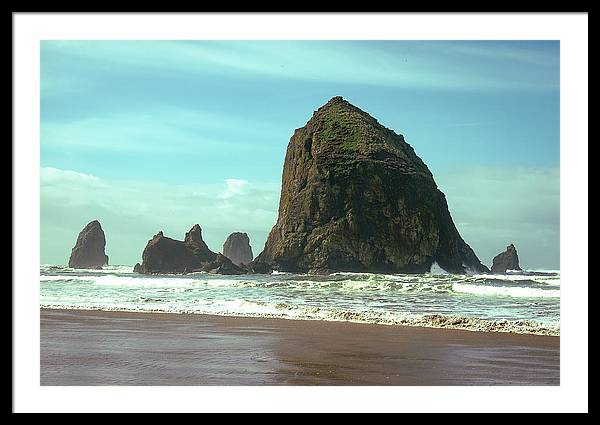 Haystack Rock - Framed Print