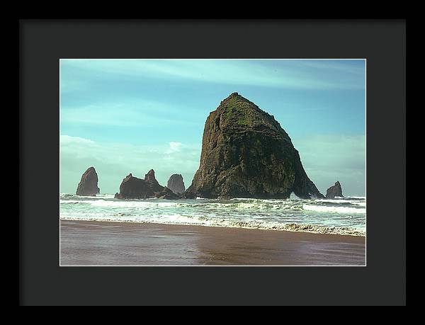 Haystack Rock - Framed Print