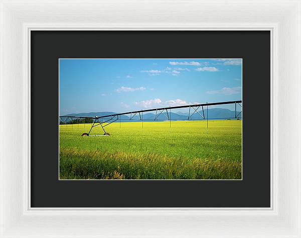 Montana Agriculture - Framed Print