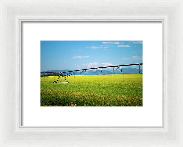 Montana Agriculture - Framed Print