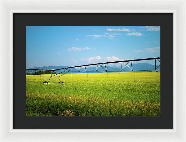 Montana Agriculture - Framed Print