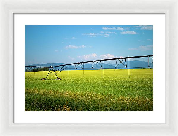 Montana Agriculture - Framed Print