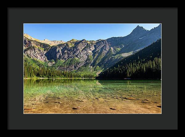 Mountain Glass - Framed Print