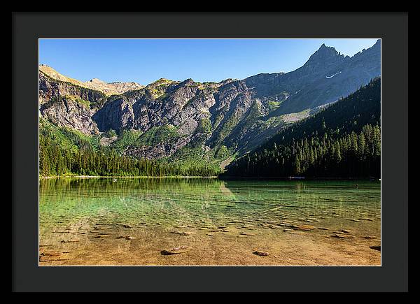 Mountain Glass - Framed Print