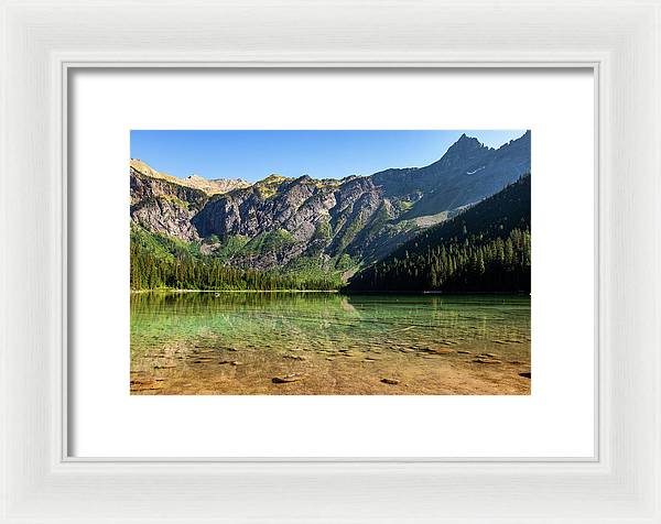 Mountain Glass - Framed Print