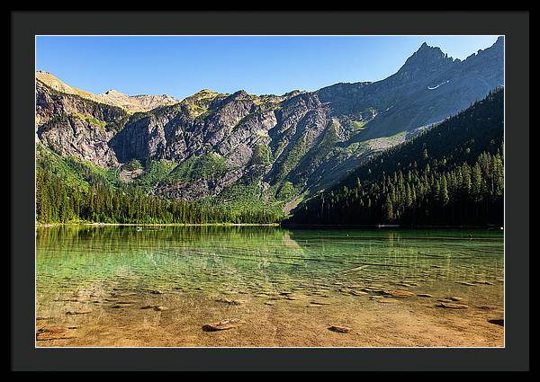 Mountain Glass - Framed Print