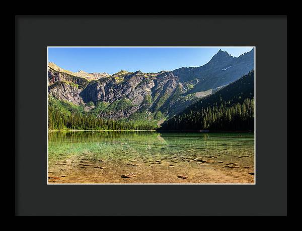 Mountain Glass - Framed Print