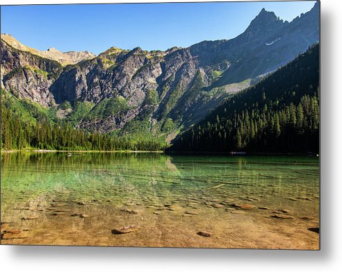 Mountain Glass - Metal Print