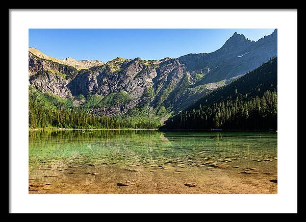 Mountain Glass - Framed Print