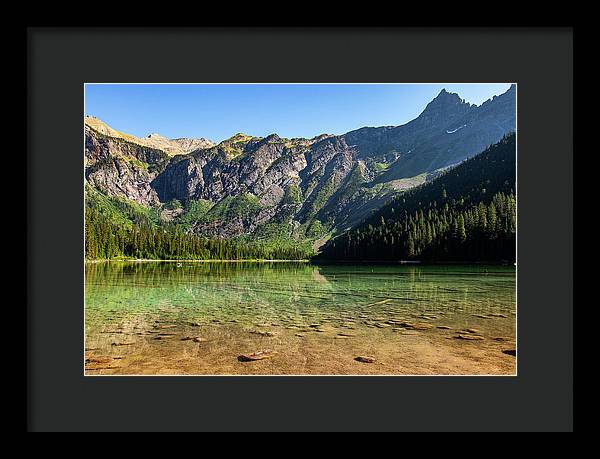 Mountain Glass - Framed Print