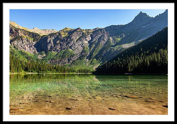 Mountain Glass - Framed Print