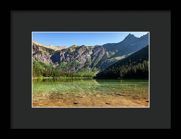 Mountain Glass - Framed Print