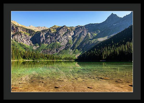 Mountain Glass - Framed Print