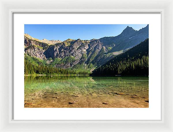 Mountain Glass - Framed Print