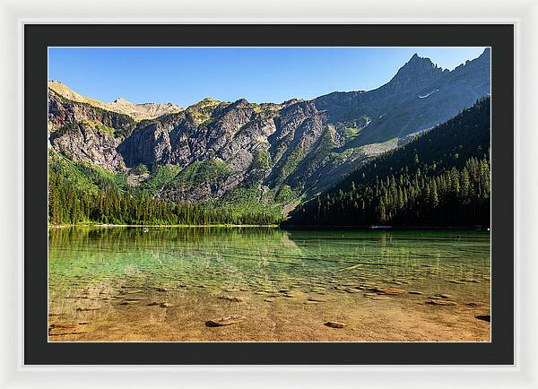 Mountain Glass - Framed Print