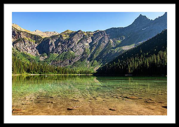 Mountain Glass - Framed Print