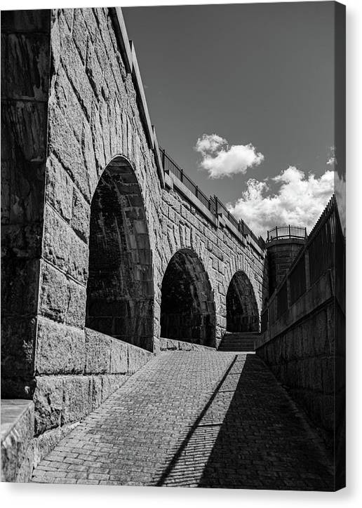 Old Fort BW - Canvas Print