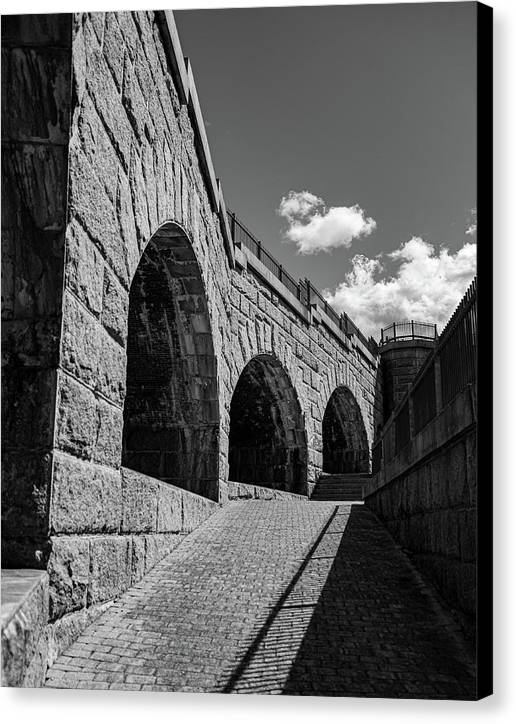 Old Fort BW - Canvas Print