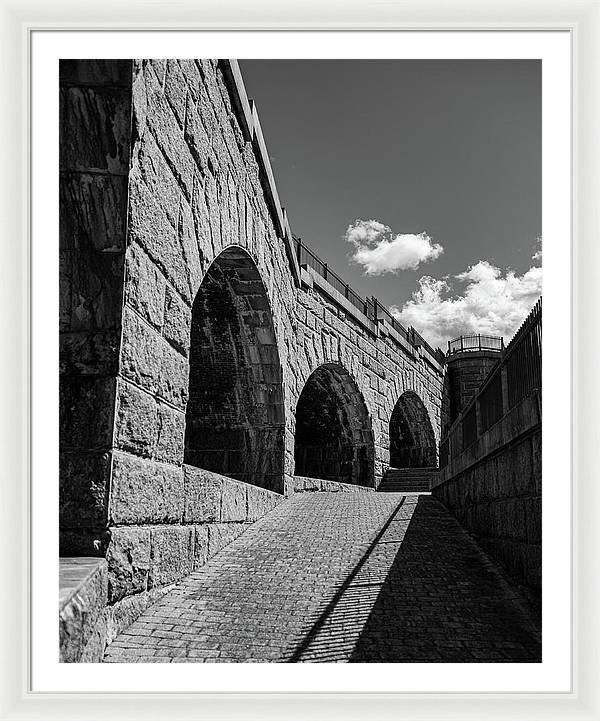 Old Fort BW - Framed Print