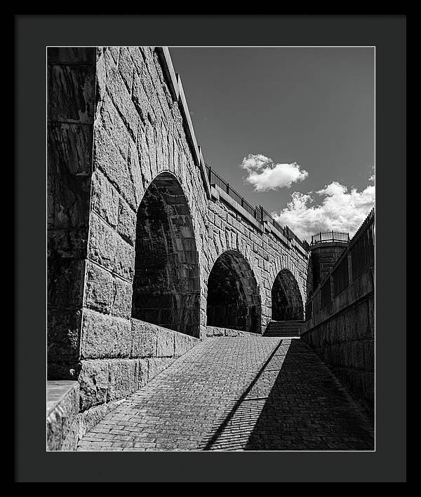 Old Fort BW - Framed Print