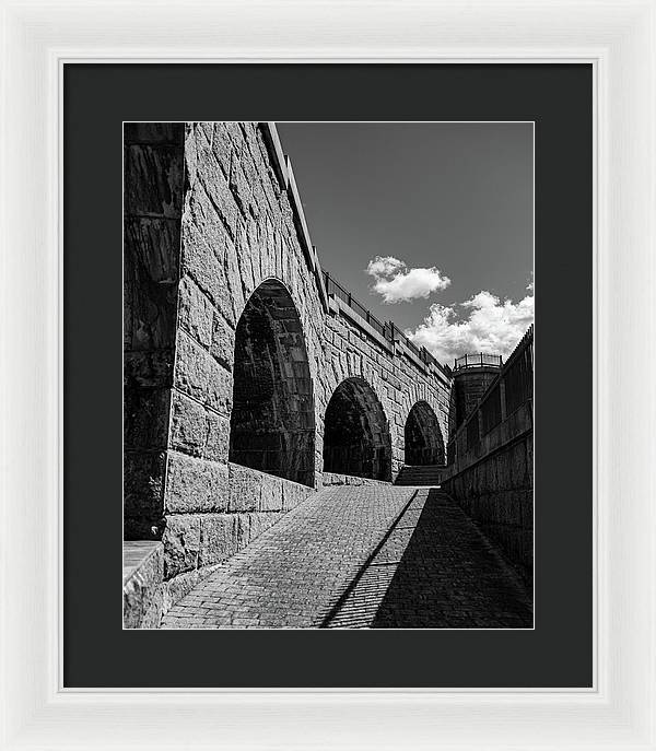 Old Fort BW - Framed Print