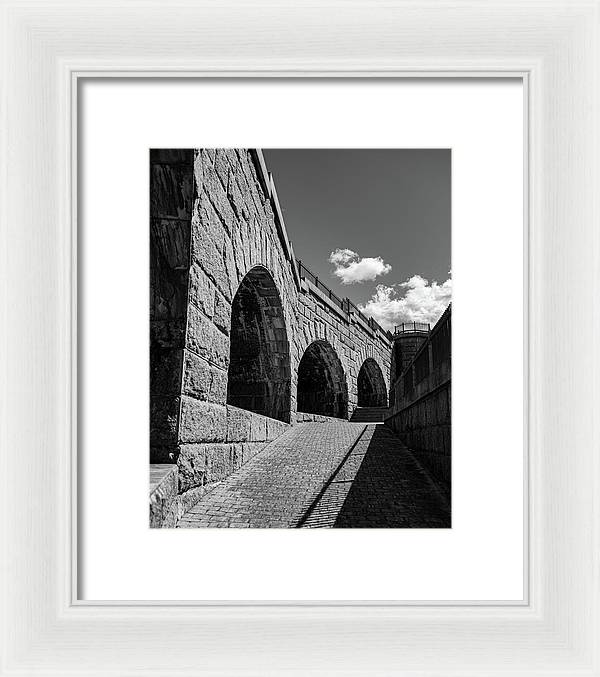 Old Fort BW - Framed Print