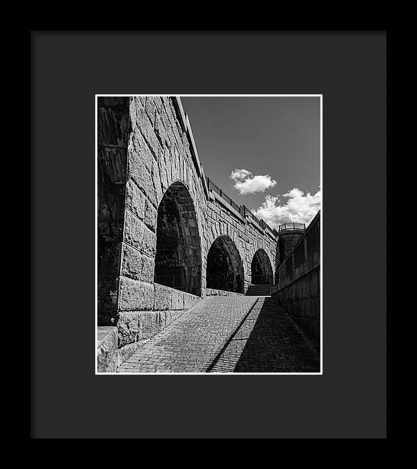 Old Fort BW - Framed Print