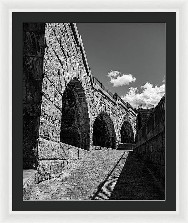 Old Fort BW - Framed Print