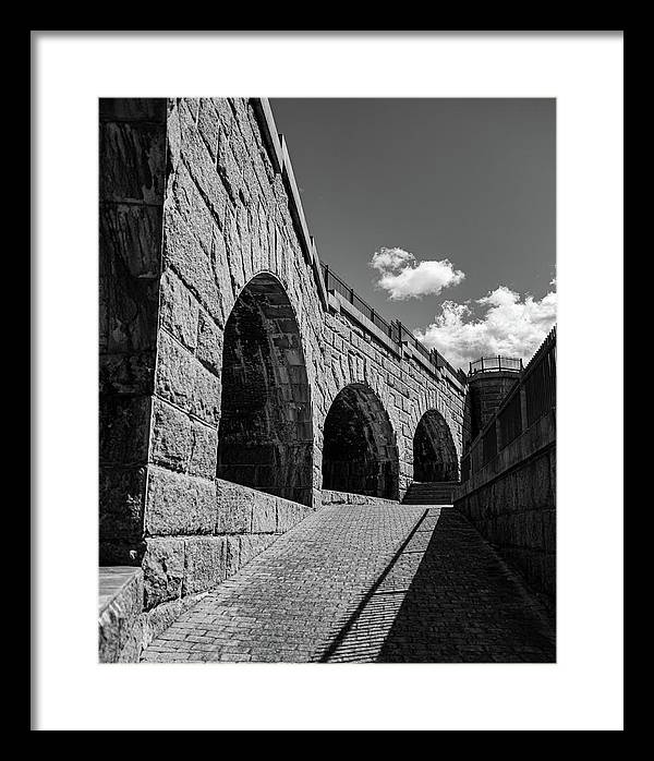 Old Fort BW - Framed Print