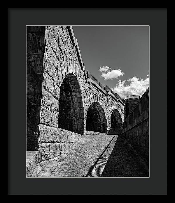 Old Fort BW - Framed Print