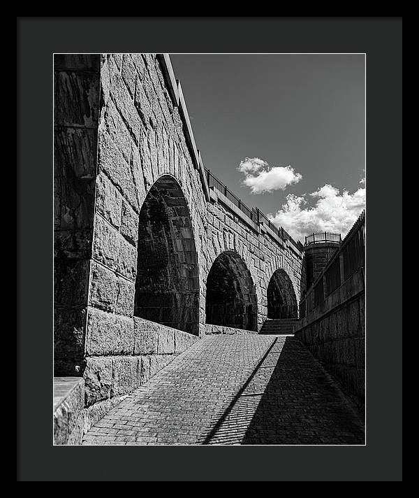 Old Fort BW - Framed Print