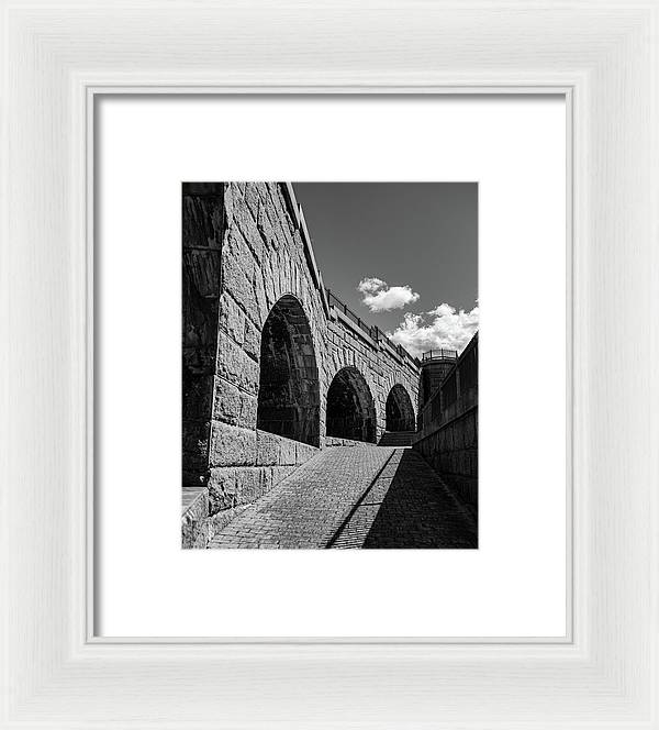 Old Fort BW - Framed Print