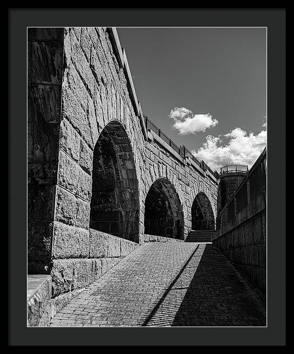 Old Fort BW - Framed Print