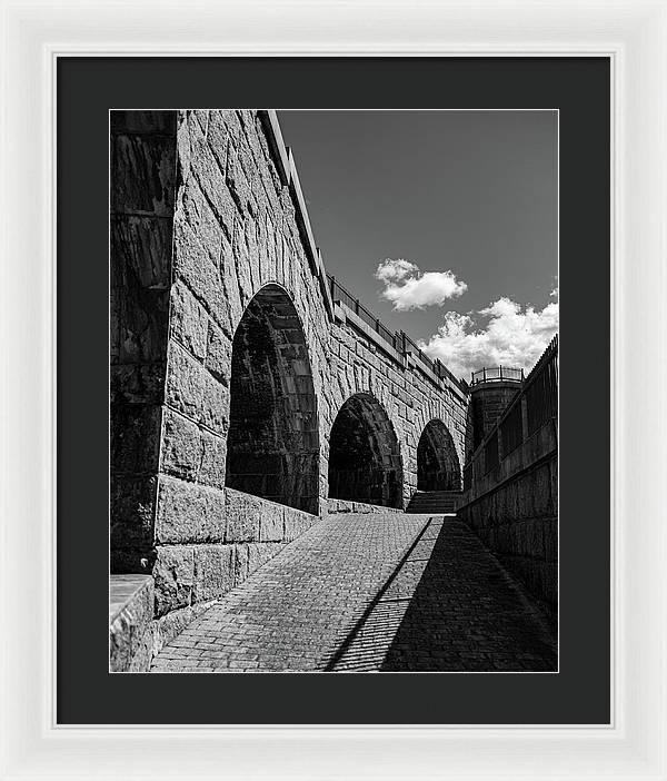 Old Fort BW - Framed Print