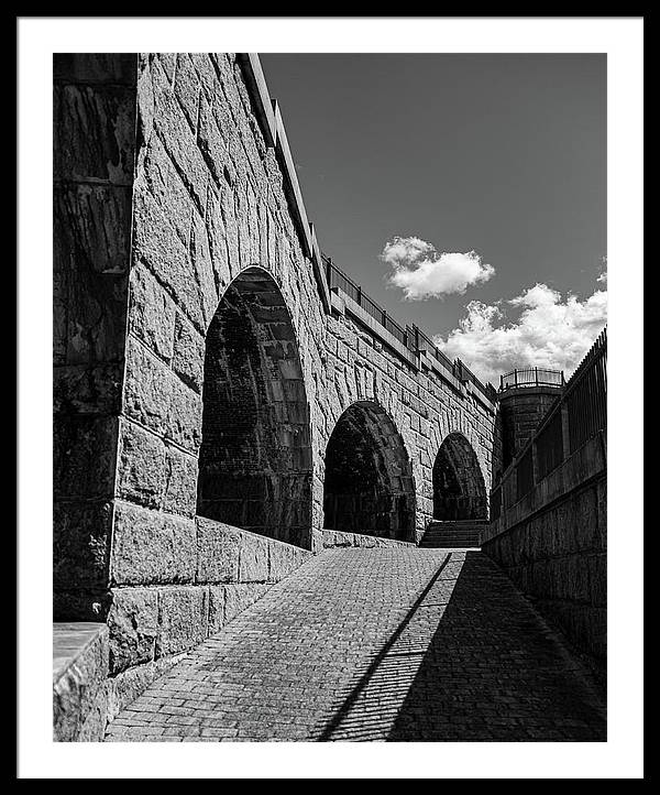 Old Fort BW - Framed Print