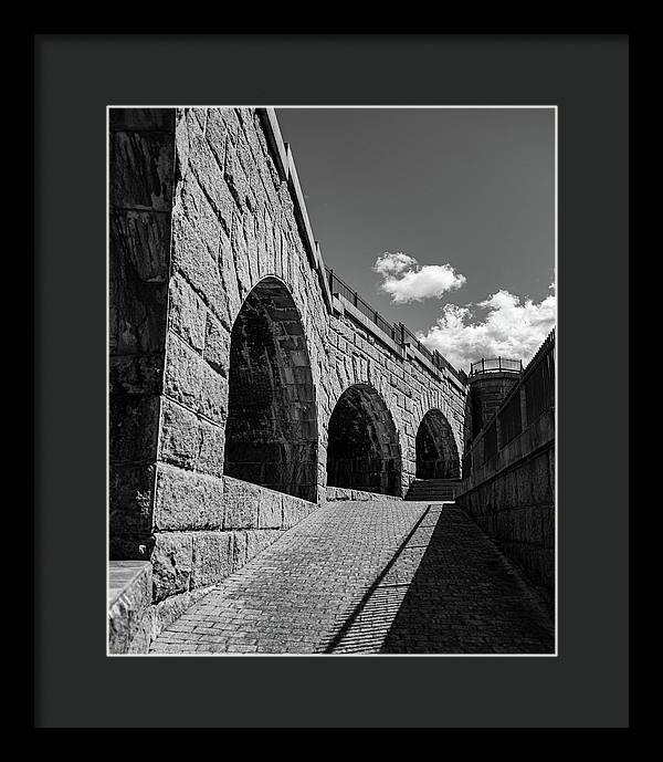 Old Fort BW - Framed Print