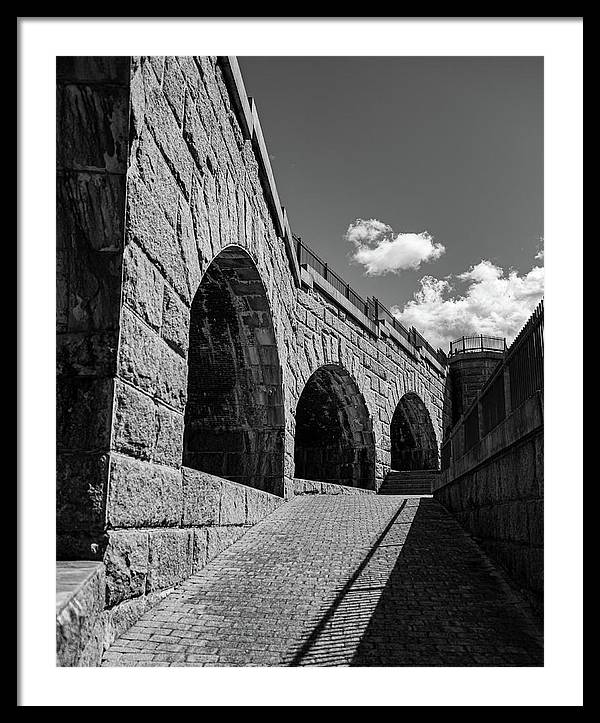 Old Fort BW - Framed Print